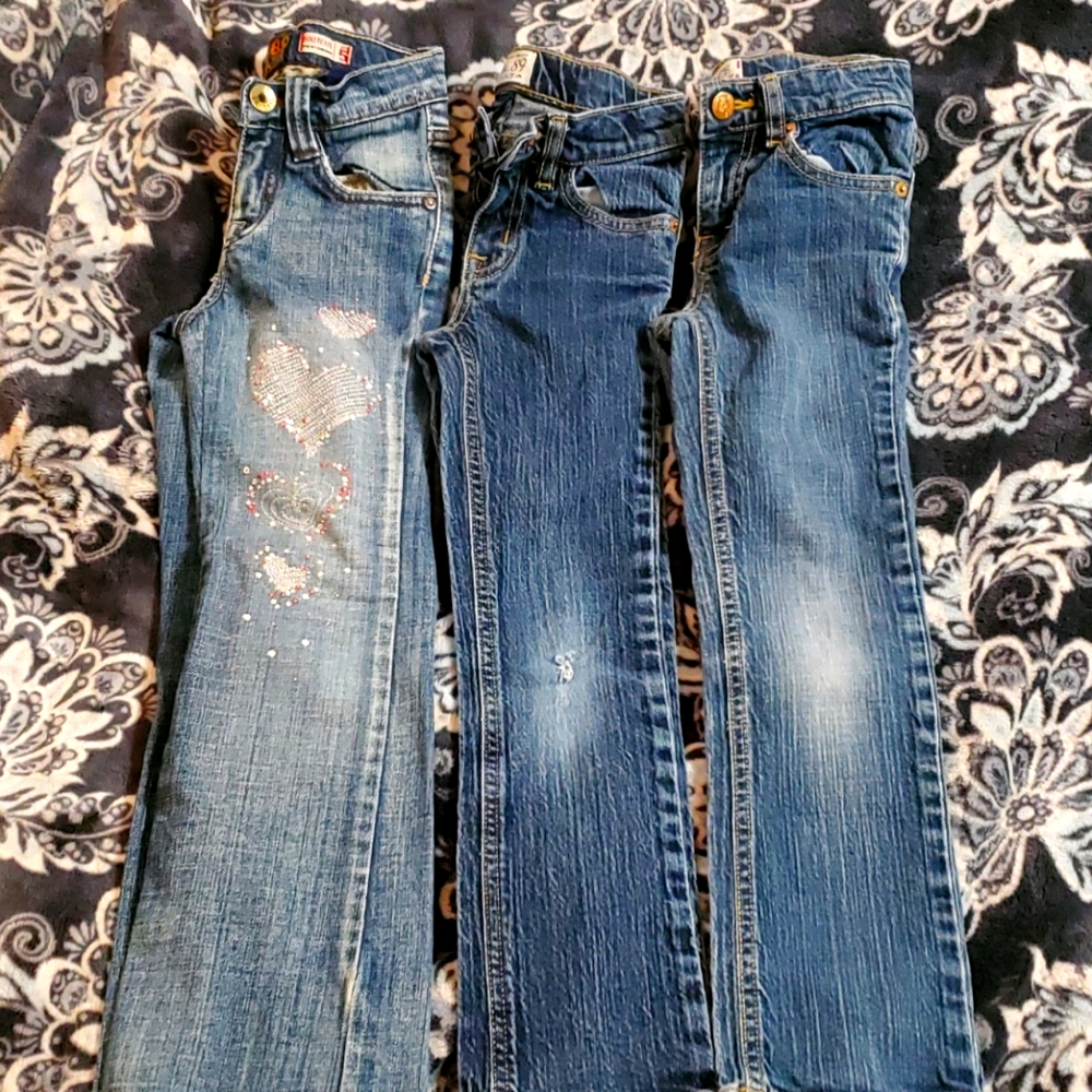 Girls jeans bundle sz 6